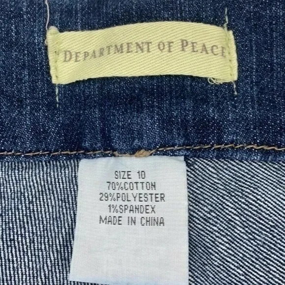 Department Of Peace Women’s Jeans Size 10  Made Big - Picture 4 of 9